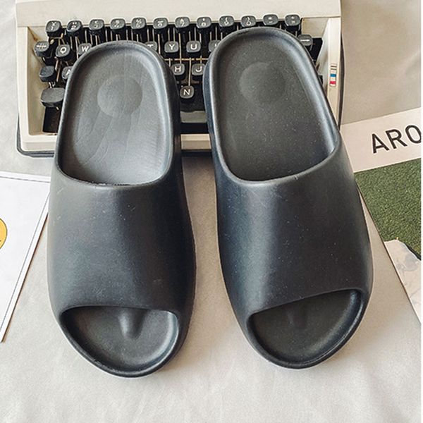 

yeesy slide women men slippers desert sand bone resin sandal bench foam runner sneakers indoor outdoor brown football basketball soccer shoe, Black