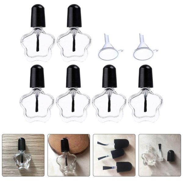 

storage bottles & jars 12pcs 5ml glass nail polish empty containers