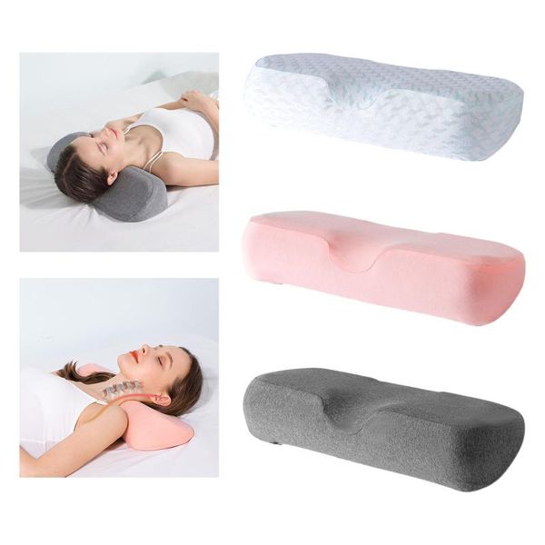 

pillow memory foam cervical contour for neck pain anti snore side sleepers pillows