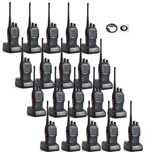 

walkie talkie 20pcs/lot baofeng bf-888s ham radio with 1 pc programming cable