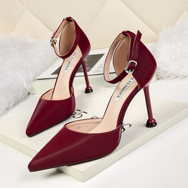 

dress shoes high heels sandals women satins pointy toe strap ankle pumps summer grace ladies lime green small heel shoe talons, Black