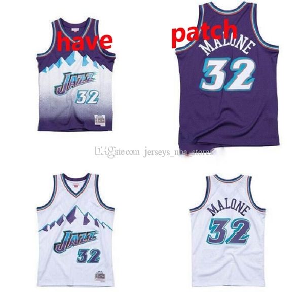 

Men's Basketball Utah\rJazz\r32 Karl\rMalone Mitchell & Ness 1996-97 Hardwoods Classics Authentic Jersey 01, Color1