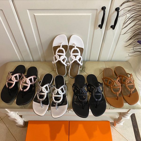

official website 70% off outlet flat flip flops women slippers summer outside beach casual woman shoes luxury designer brand gladiator sanda, Black