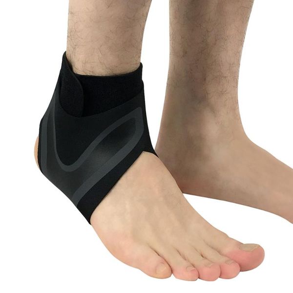 

ankle support gobygo right left foot protector sports elastic brace guard gear 1 pcs, Blue;black