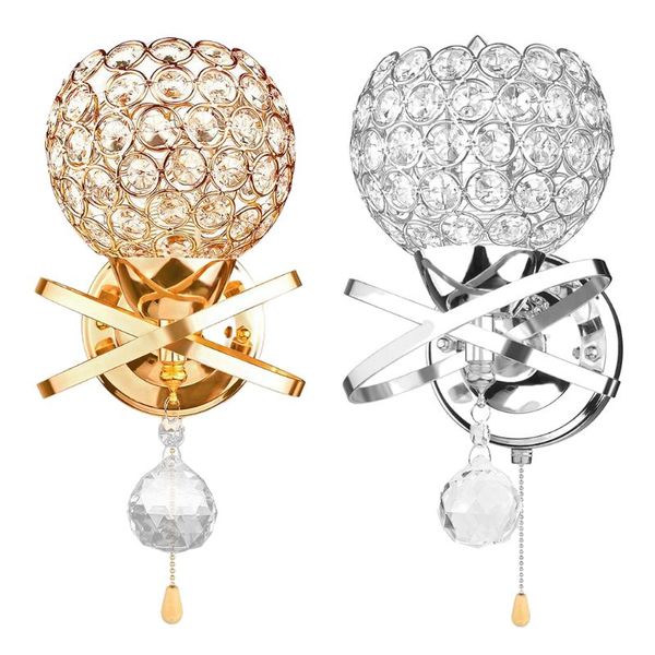 

wall lamp crystal bedside sconces pendent light e26/e27 study balcony