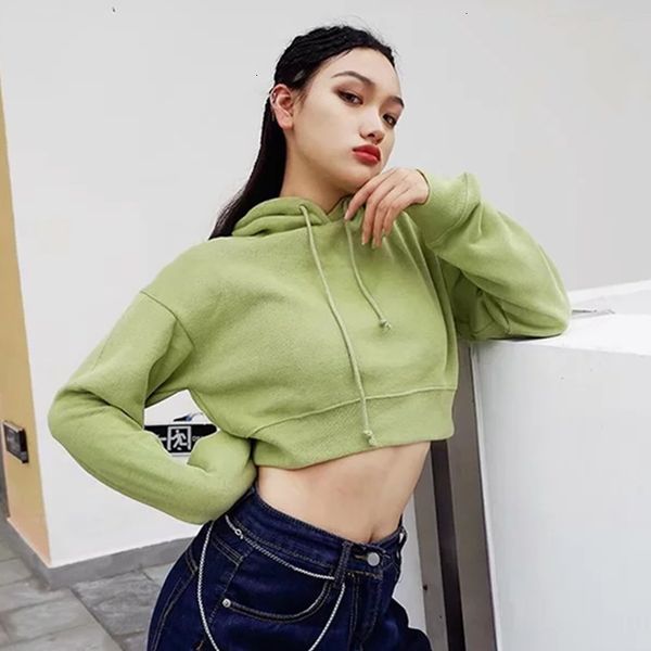 

hooded short sweater women's candy 2021 spring loose pullover trendy hoodie, Black