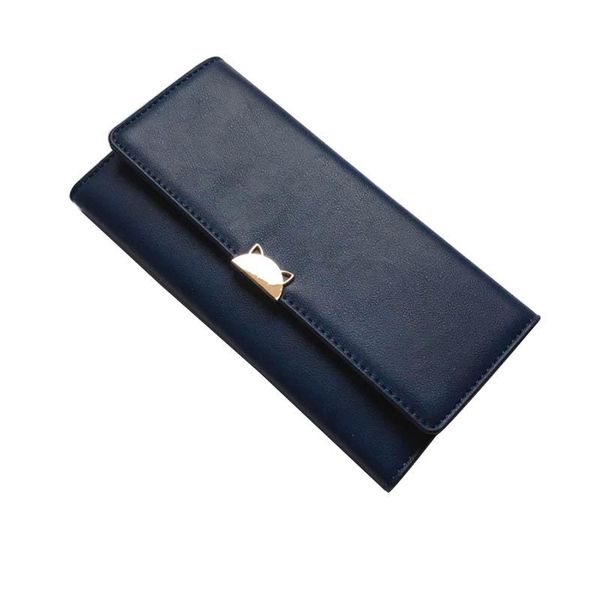 

wallets women wallet clutch ladies brand designed solid color purse short pu leather long large capacity card holders, Red;black