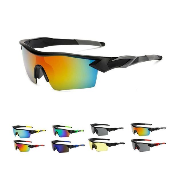 

outdoor eyewear colored sunglasses men women cycling hd lens sports glasses rider driving riding running