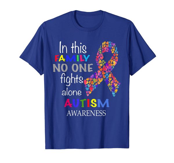 

in this family no one fights autism alone t shirts, Mainly pictures