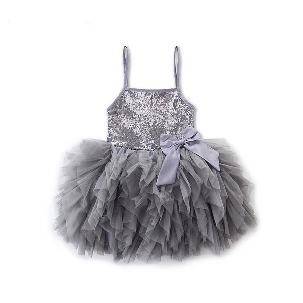 

girl's dresses wholesale summer party for girls sequins cake kid princess children clothing 2-6t e7010 yybk, Red;yellow