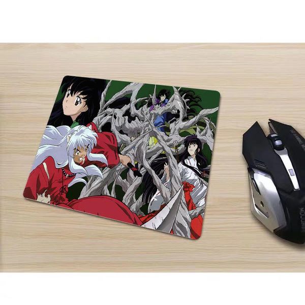 

mouse pads & wrist rests keyboard mat anime inuyasha notebook gaming pad diy selling s 220*180mm customized non-slip rubber