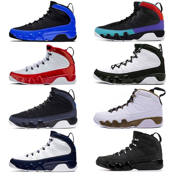 

man basketball shoes 9 9s anthracite black white blue dream do it gym og space jam racer the spirit unc trainers sports athletic outdoors br