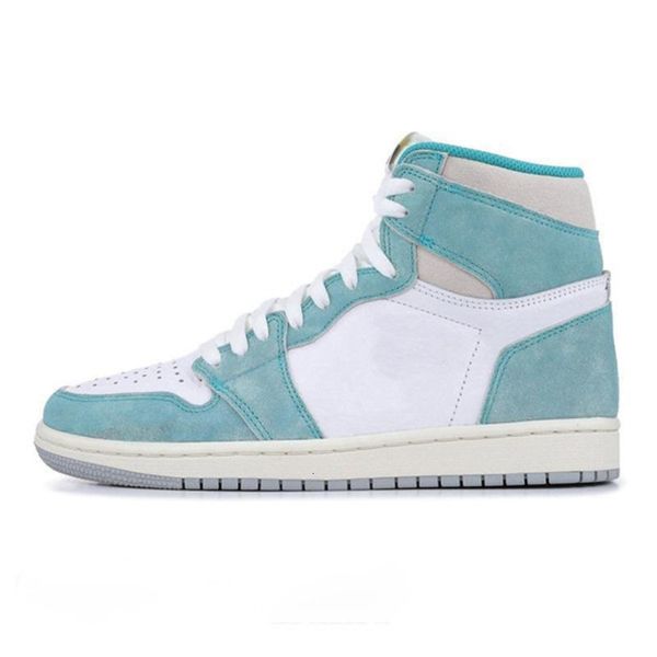 

shoes wholesale og 1 turbo green men white light smoke grey sail