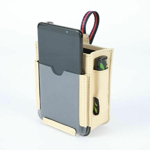 

car organizer brand air outlet multi-pocket multi-purpose pu leather polyester storage box carriage bag