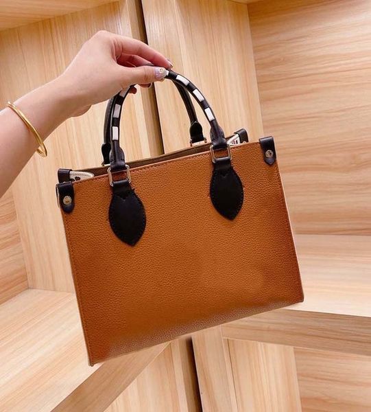 

2021 ladies handbag luxury designer handbags classic bags totes floral brown original dust bag wallets large shopping shoulder drawstring 00