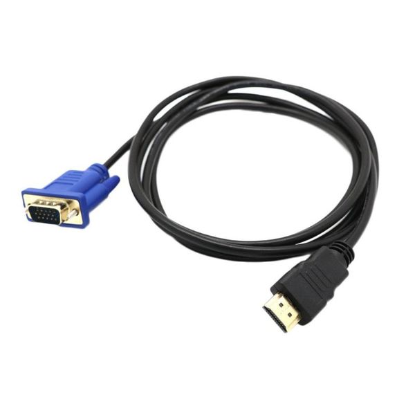 

audio cables & connectors durable use gold plated to vga converter cable with output for pc laptablet high resolution adapter
