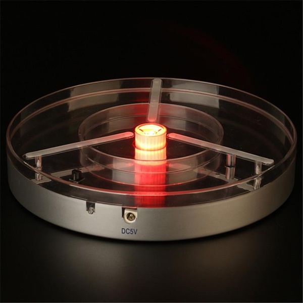 

strings rgbw color changing 8inch spot led under vase light base with remote for wedding glass decor/ sculpture lighting