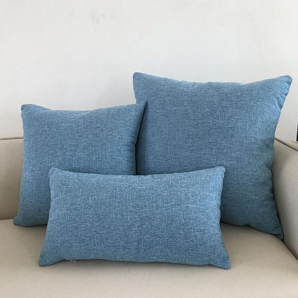 

cushion/decorative pillow solid sofa cushion cover 30x50/40x40/45x45/40x60/50x50/55x55/60x60cm decorative throw case for car seat chair deco