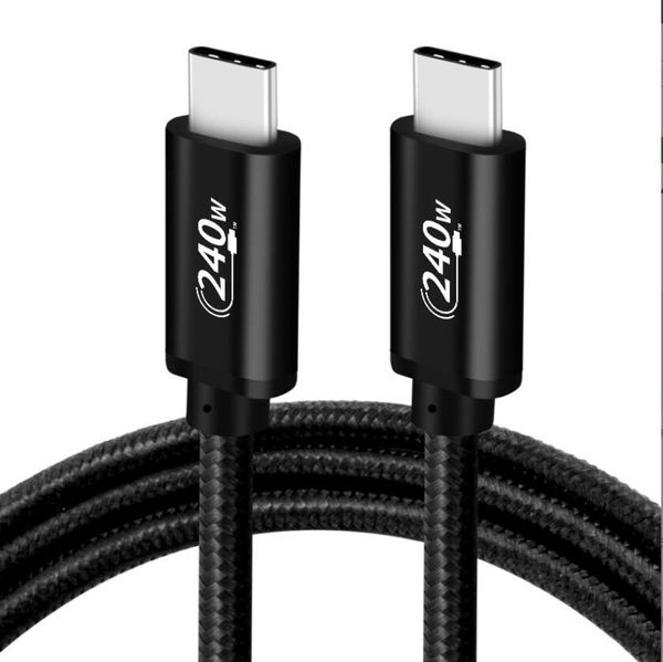 PD 240W USB Тип C Кабели C CONTY-C PD3.1 Быстрое заряда QC3.0 5A Tipo C Wide USB-C Зарядное устройство 48V Данные Kabel Новый стандарт