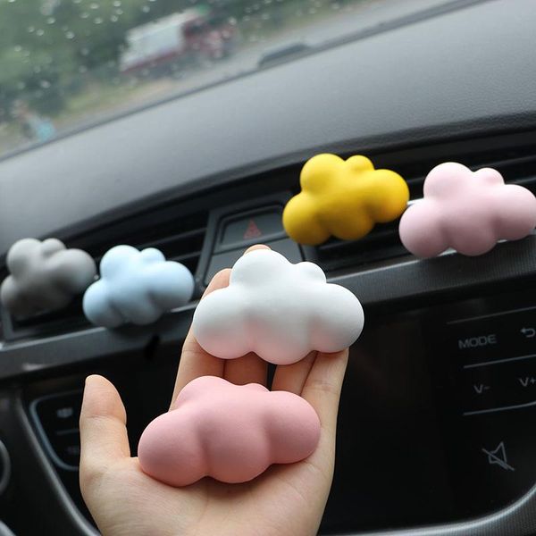 

interior decorations car air outlet perfume conditioning cloud decoration clip