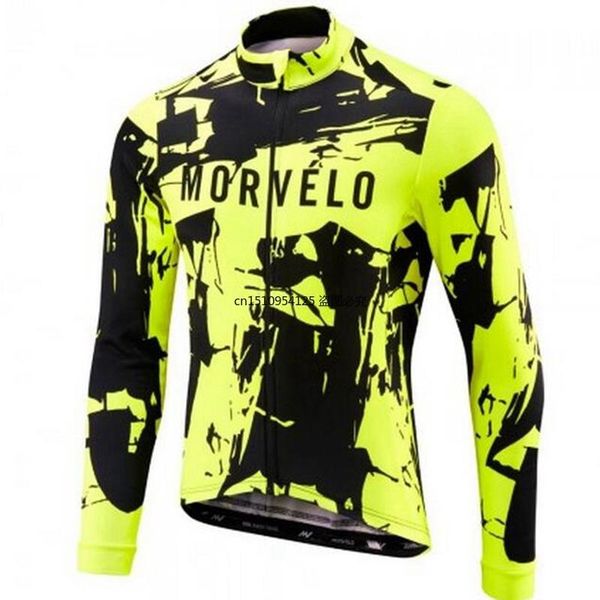 

racing jackets 2021 morvelo cycling jersey for men road bike pro team wear ropa ciclismo quick dry sl mx long sleeve with autumn, Black;red