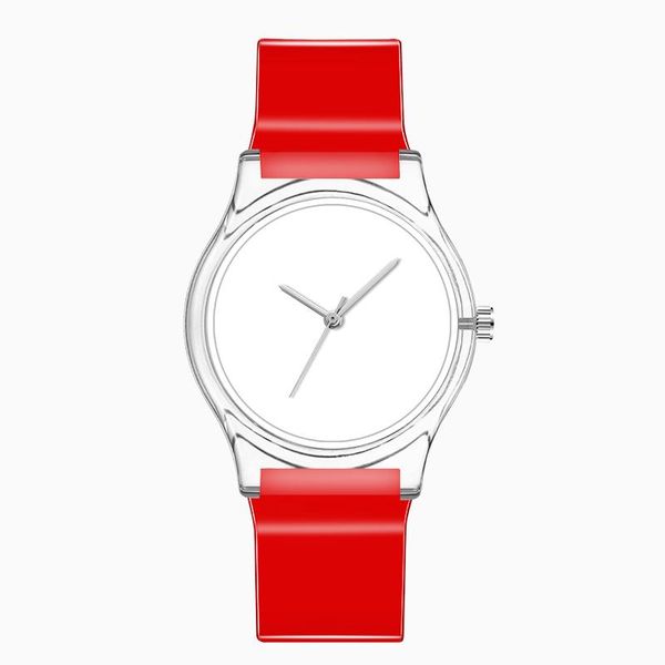 

sublimation blank watches printing logo design your own plastic kids watch custom made children wristwatches, Slivery;brown