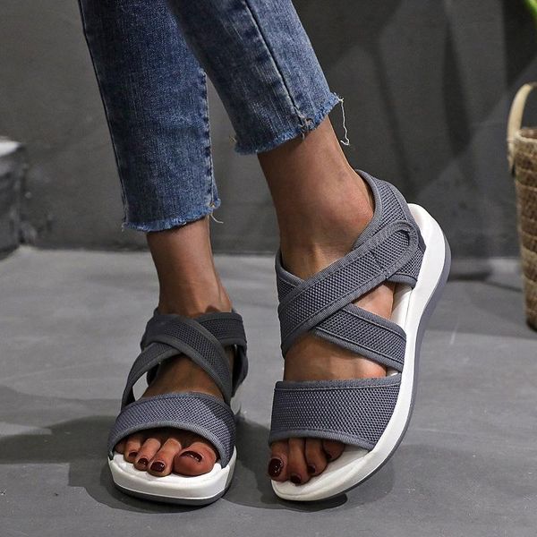 

sandals 2021 casual shoes women flat beach flip flop ladies summer woman femme brown sandalias, Black