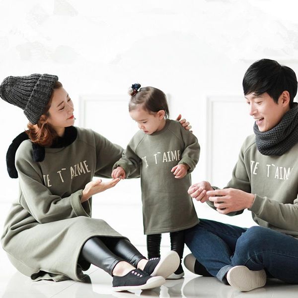 

mommy and me clothes dad son matching father daughter t shirt family matchiung boys sweatshirt outfits, Blue