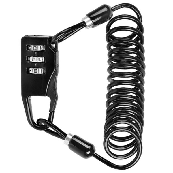 

bike locks 1pc lock portable coded three-digit password steel wire scooter