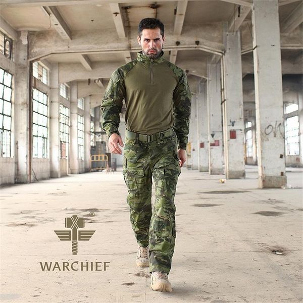 

men's jackets / chief camouflage combat suit tactical, Black;brown