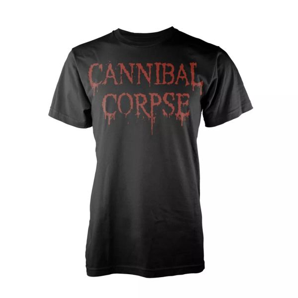 

cannibal corpse dripping logo official t-shirt men unisex, White;black