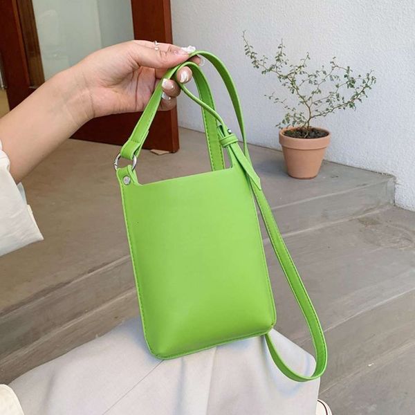 

candy solid 2021 trendy korean ins mini mobile phone bag single shoulder menger small square women's