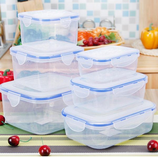 

dinnerware sets 500/1100/2200ml plastic bento box outdoor picnic snack meal storage container prep lunch for kids school se