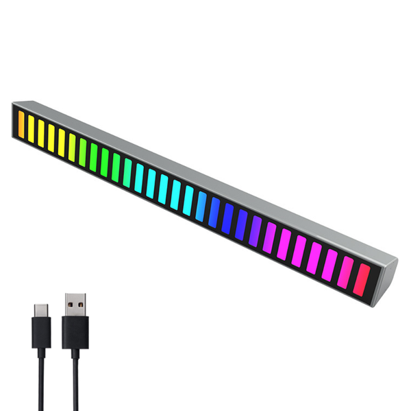 

game controllers & joysticks upgrade car sound control light rgb voice-activated music rhythm ambient with led home decoration lamp