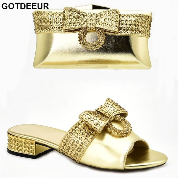 

dress shoes fashion women and bag set in italy matching decorated with rhinestone nigerian bags, Black