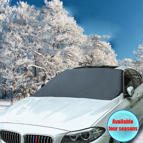 

shade strong magnet car snow cover silver cloth magnetic and antie anti-frost protective front windshield