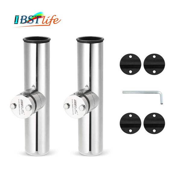 

rail mount stainless steel316 fishing rod rack holder pole bracket support clamp on 3/4 to 1-1/4 inch marine boat hardware rods