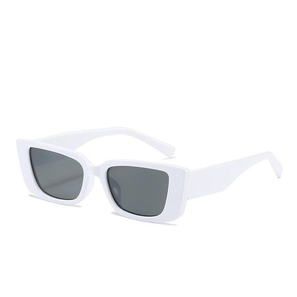 

sunglasses fashion women's personality small box men's net red street, White;black