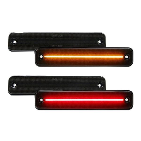

interior&external lights 2pcs car smoked led side marker light for hummer h2 2003-2009 fender signal lamp 25952319