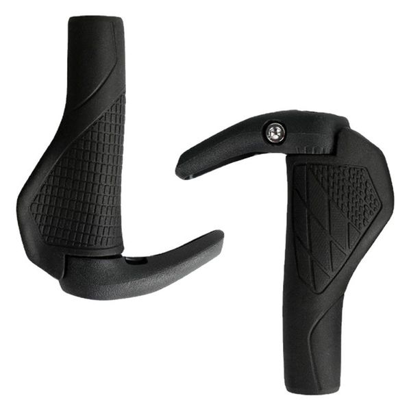 

bike handlebars &components 1 pair of cycling handlebar ox horn rubber (black)