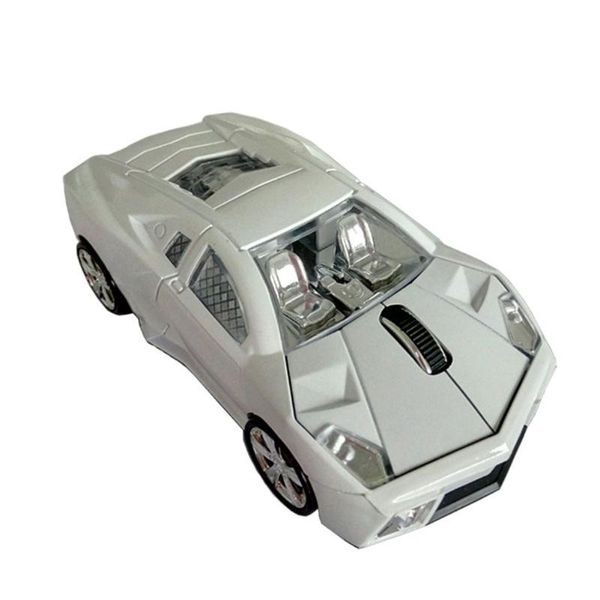 

mice 2.4ghz universal portable 2 keys gaming optical car shape battery powered wireless mouse home usb interface poelectric