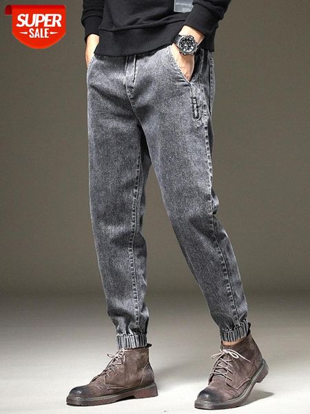 

flowing men's trousers smoky gray jeans slim fit pants #dz6h, Blue