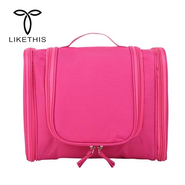 

ladies make up bag polyester cosmetic bags woman portable box-shaped washing toiletry kits multifunctional storage invite01 & cases