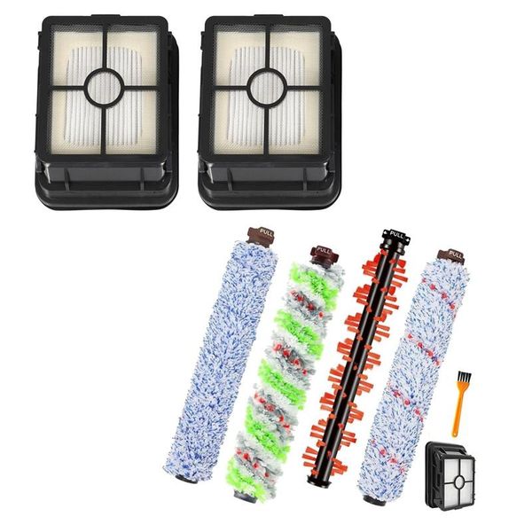

vacuum cleaners 2 pcs filter for bissell 1866 cross wave 1785 series with 4 brushes roller,1 filters,1 cleaning brush,