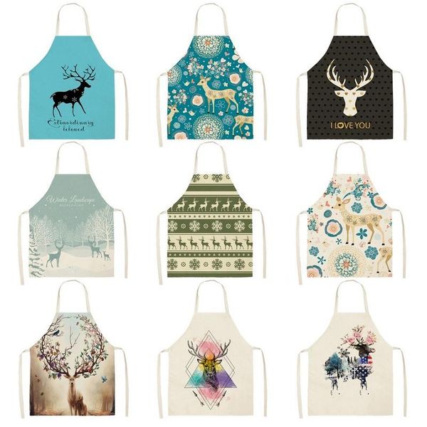 

aprons forest elk pattern child apron men kitchen woman women for