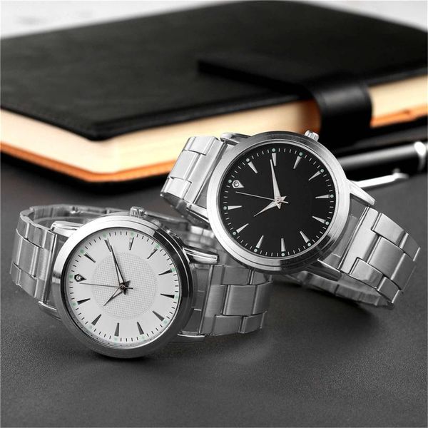 

wristwatches fashion couple watches with stainless steel luxury quartz watch dial casual bracele latest relogio, Slivery;brown