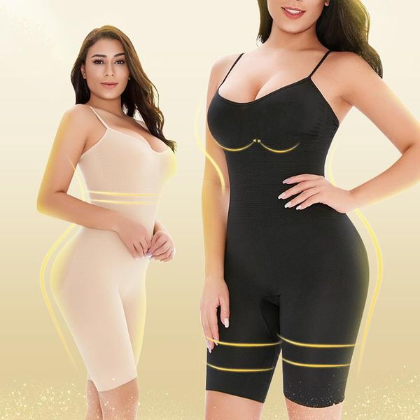 Damen Shapers Frauen Ganzkörpertrainer Shaper Nahtloser Body Bauchkontrolle Wear Abnehmen Unterwäsche Taillentrimmer BuLifter Korsett