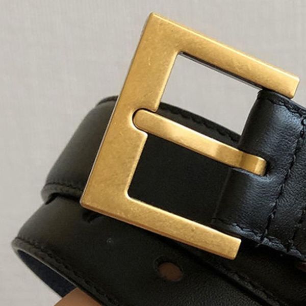 

belts 2021-9-30 msys genuine leather 3cm width belt, Black;brown