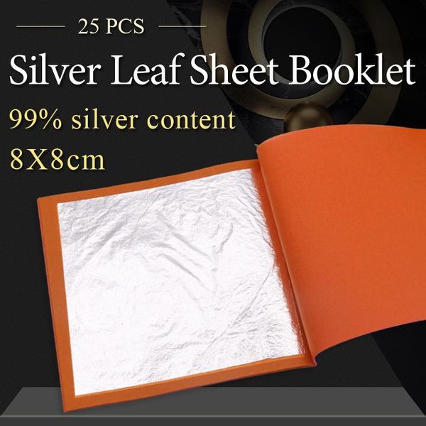 

edible silver foil real leaf for decoration cosmetics arts crafts paper painting other and