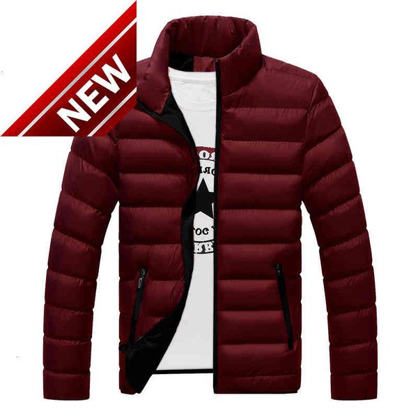 

jacket brand winter nice men casual s s and coats thick parka outwear 4xl male clothing, Black